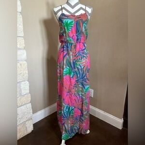 Collective Concepts spaghetti strap floral maxi dress